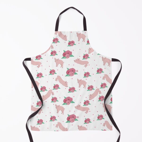 Item preview, Piglets and Florals Pattern designed and sold by Alawstrations.