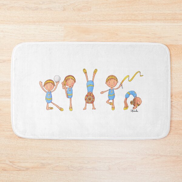 Item preview, Gymnastics - Tumbling Girls designed and sold by LouiseFranksArt.