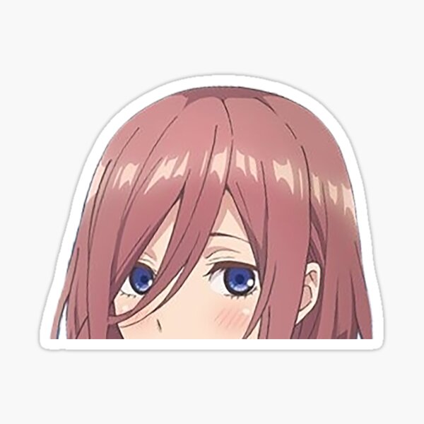 Miku Nakano Peeker Sticker