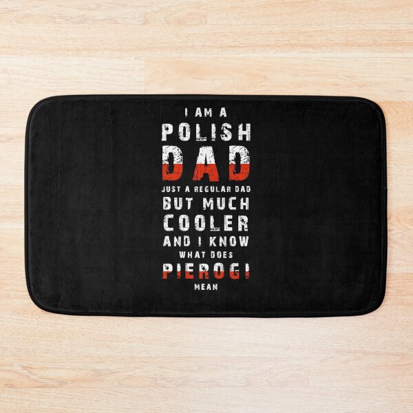 Item preview, I AM POLISH DAD, gift for fathers from Poland, pierogi designed and sold by NiceSign.