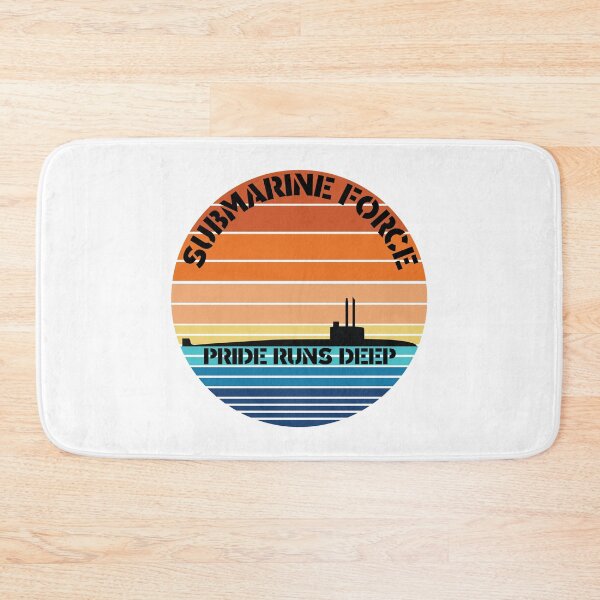 Item preview, Sunset Submarine Force Pride Plain designed and sold by MadMando.