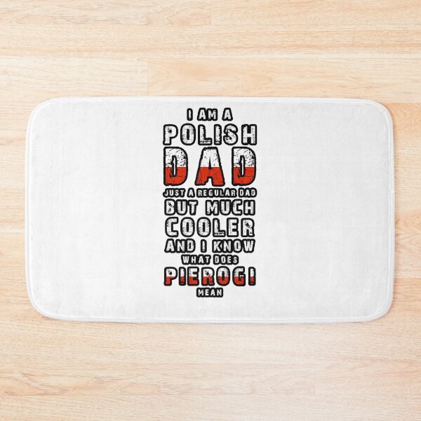 Item preview, I AM POLISH DAD, gift for fathers from Poland, pierogi designed and sold by NiceSign.