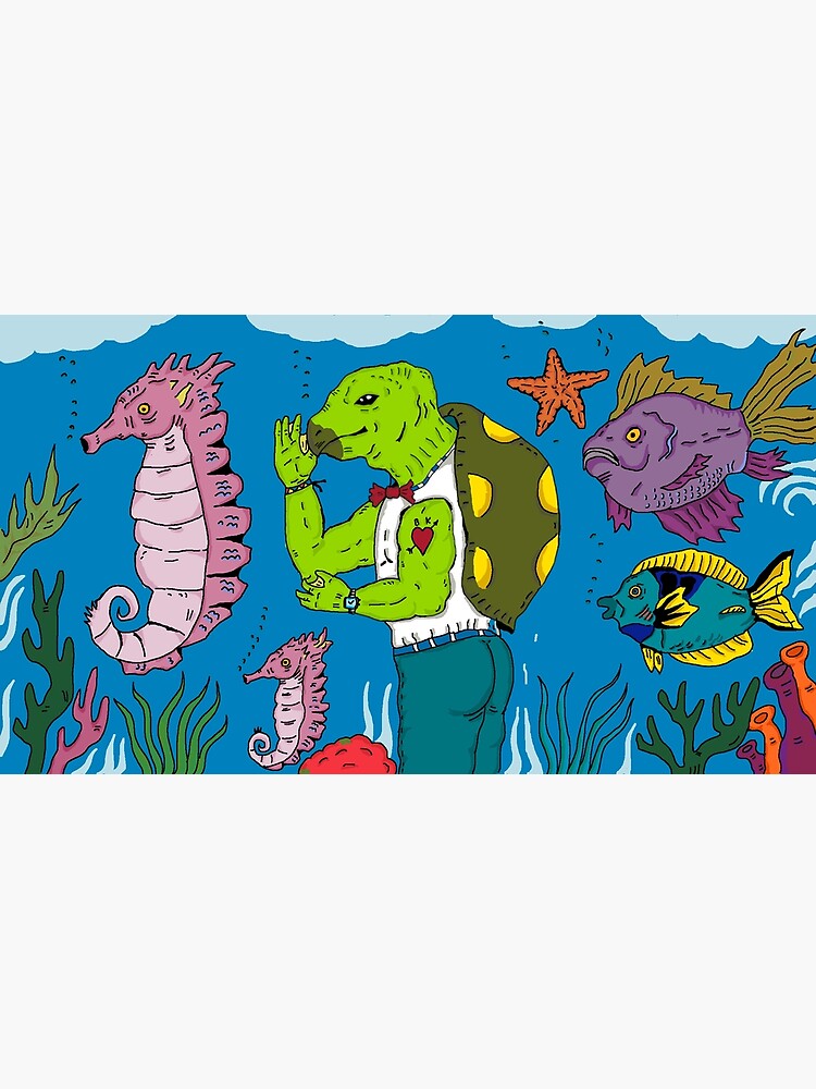 "deep blue sea, life Aquarium" Poster by ragnacold Redbubble