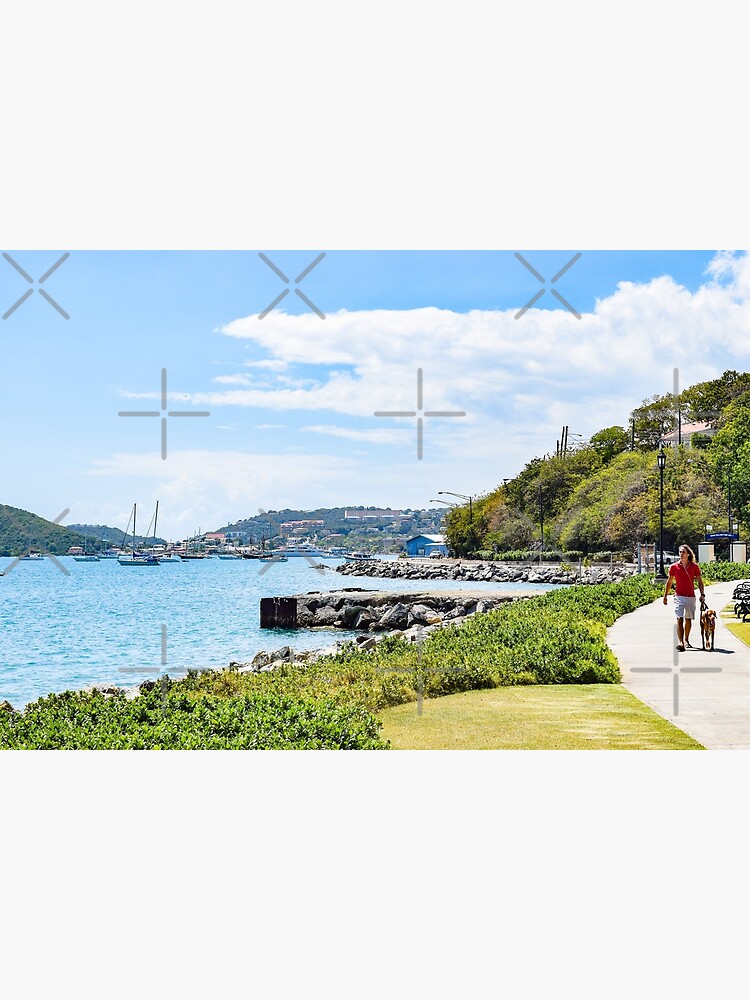 "Downtown Saint Thomas in USVI" Poster for Sale by debbieannpowell