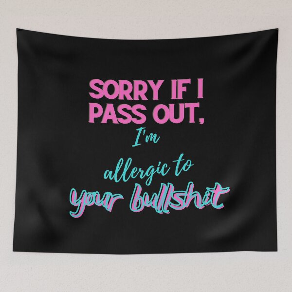 Item preview, allergic to your bullshit designed and sold by petrichor-store.