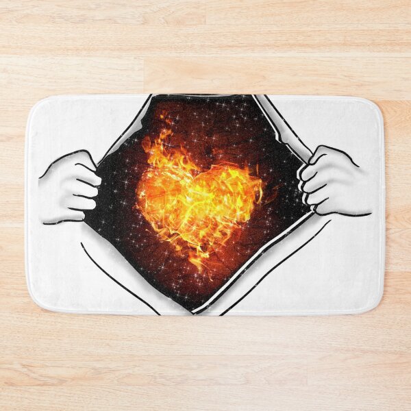 Item preview, Heart on Fire Revealed Open Shirt Chest Ribs designed and sold by Jolly-Yosei.