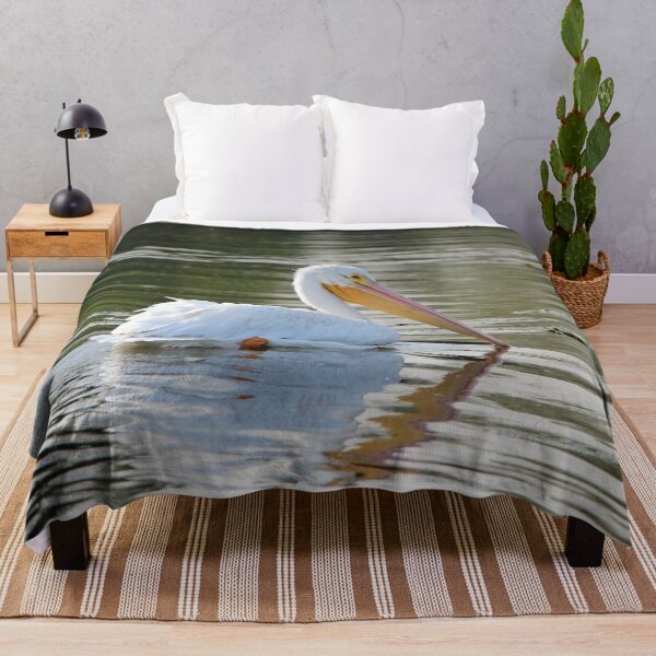 Item preview, American Pelican Swimming designed and sold by Susie Kramer.