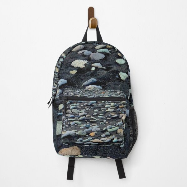 Item preview, Black sand and colored stones beach designed and sold by AHELENE.