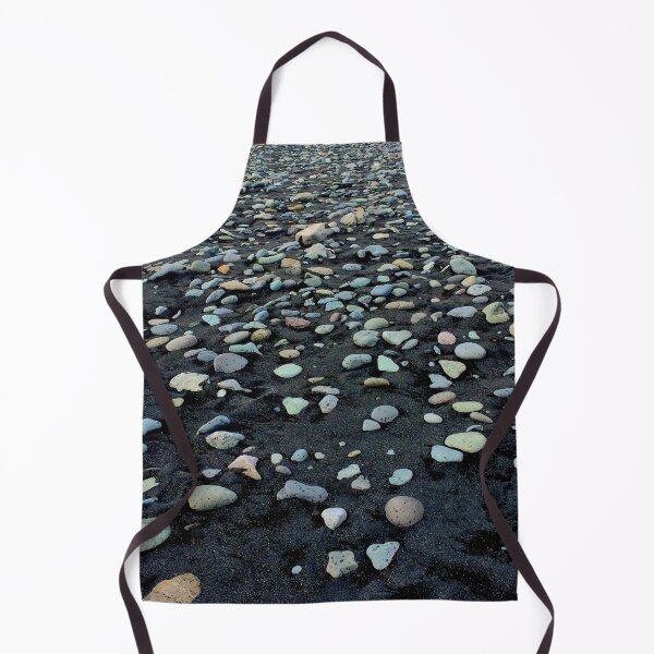 Item preview, Black sand and colored stones beach designed and sold by AHELENE.