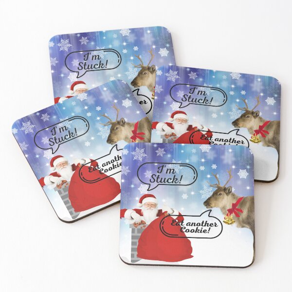 Item preview, Funny Santa nd Reindeer Christmas designed and sold by TorieWear.