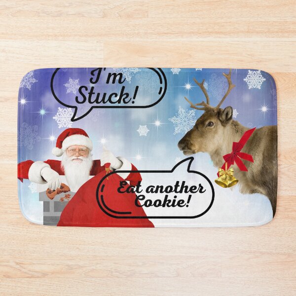 Item preview, Funny Santa nd Reindeer Christmas designed and sold by TorieWear.