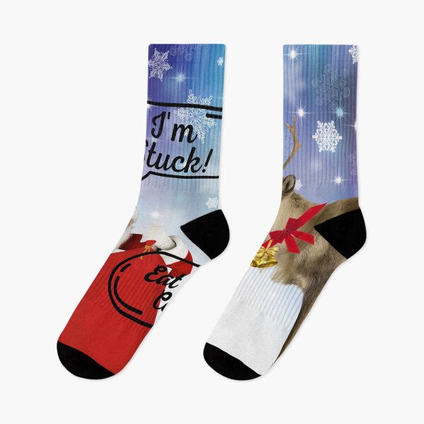 Item preview, Funny Santa nd Reindeer Christmas designed and sold by TorieWear.