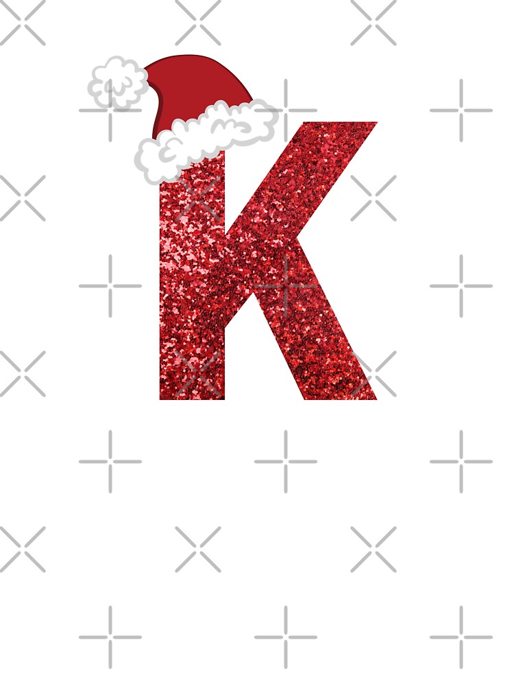 Sparkly Christmas Letter L Sticker for Sale by LiveAndGlow