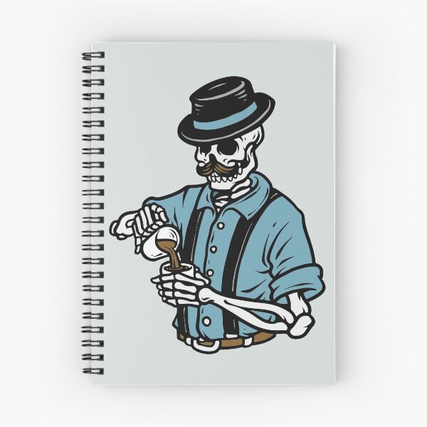 Item preview, Hipster Skeleton Bartender Barista designed and sold by SLAG-Creative.