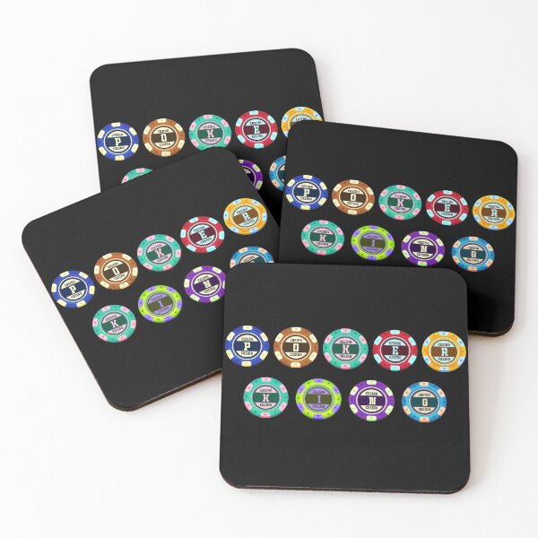 Item preview, Poker king chips-spells poker king designed and sold by trickydee.