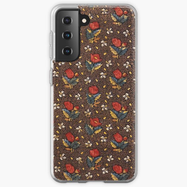 Vintage Textile Fragment from Cooper Hewitt Samsung Galaxy Soft Case