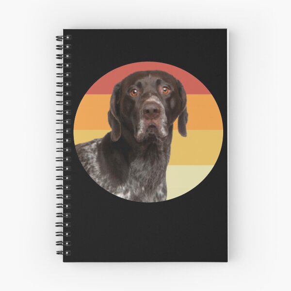 Item preview, funny german shorthaired pointer dog vintage retro face designed and sold by alaechamlal.