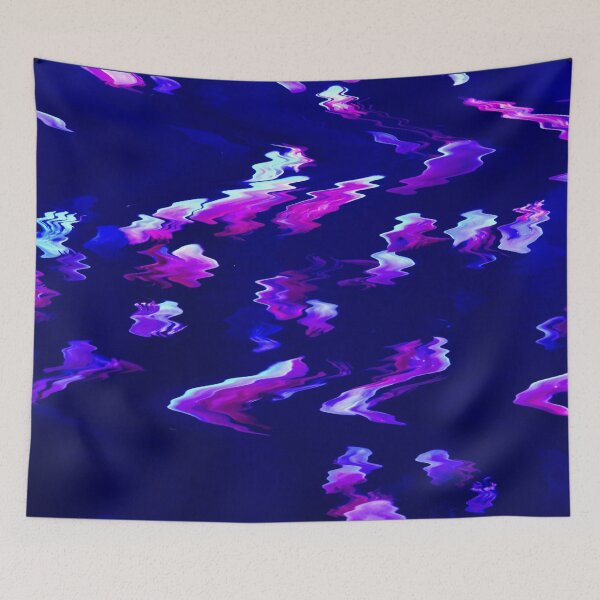 Item preview, Purple Blue Jellyfish Wobble Effect designed and sold by StayCuztom.