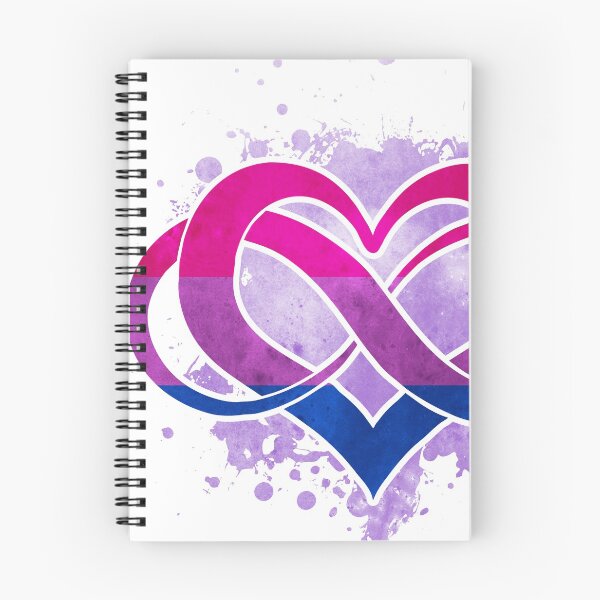 Item preview, Bi flag - Poly heart - LGBT symbol designed and sold by zachholmbergart.