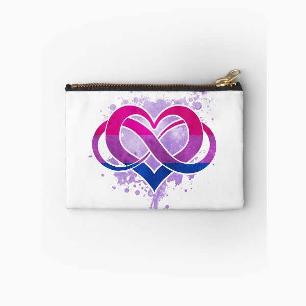 Item preview, Bi flag - Poly heart - LGBT symbol designed and sold by zachholmbergart.
