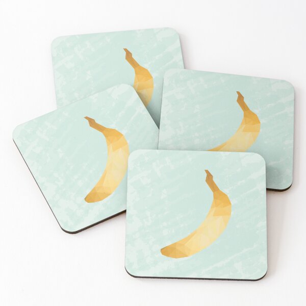 Item preview, Yellow geometric banana designed and sold by frangipaniarts.