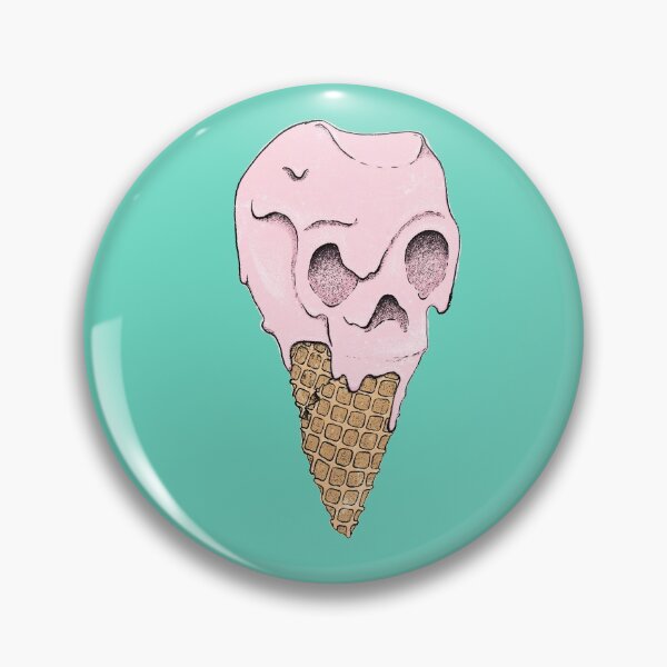 Item preview, Skull Ice Cream Cone designed and sold by darkwolfco.