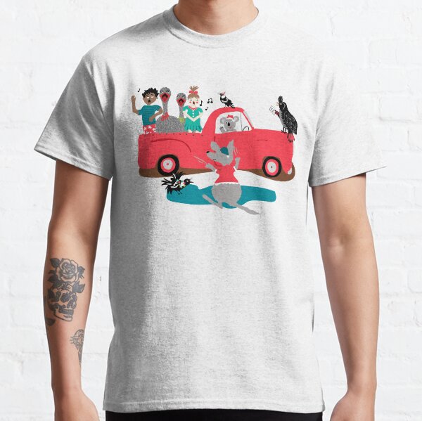 Holden FJ Ute with carolers and Aussie Animals Classic T-Shirt