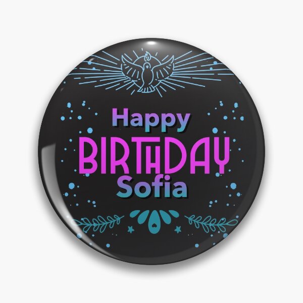 Item preview, Happy birthday Sofia designed and sold by hemerton.