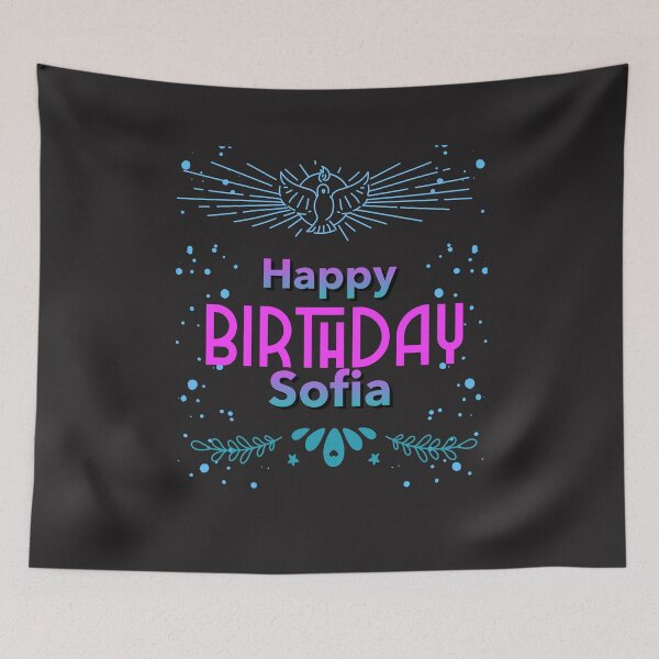 Item preview, Happy birthday Sofia designed and sold by hemerton.