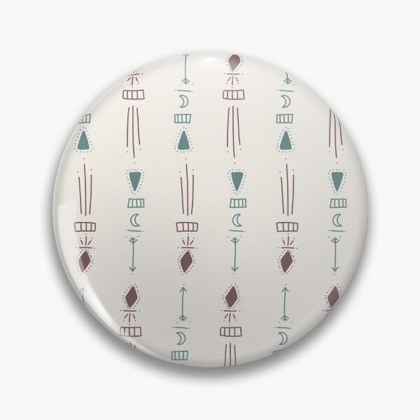 Item preview, Simple Cool Neutral Colors Boho Line Art Pttern designed and sold by zedonee.