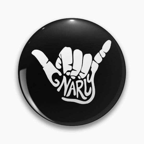 Item preview, (White) Gnarly Shaka Hang Loose  designed and sold by acatalepsys.