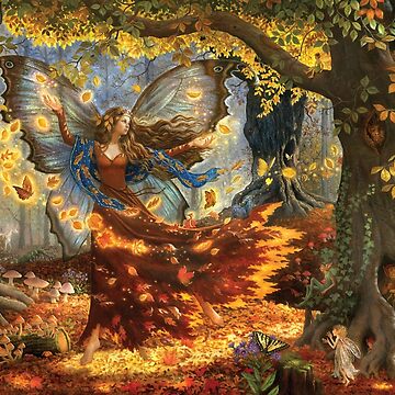 Artwork thumbnail, Fall Fairy by RuthSanderson