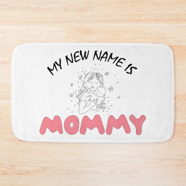 Artikelvorschau, Zeichendesign „Mein neuer Name ist Mama“ entworfen und verkauft von Artysneak.