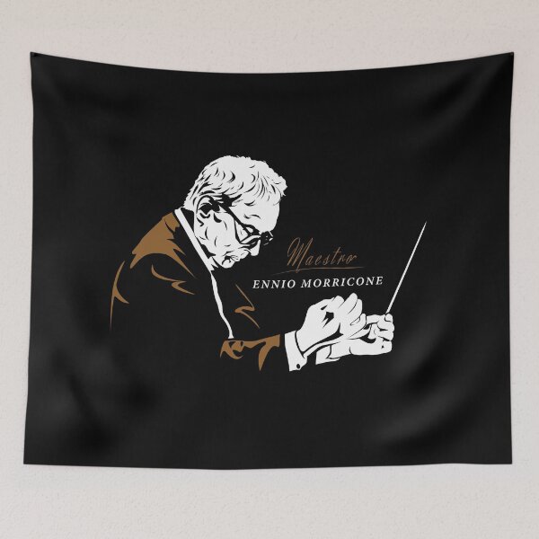 Item preview, The Maestro Ennio Morricone (Variant 4) designed and sold by Cinefanart1.