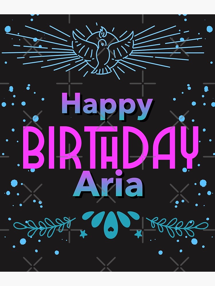 Pin on Aria Birthday