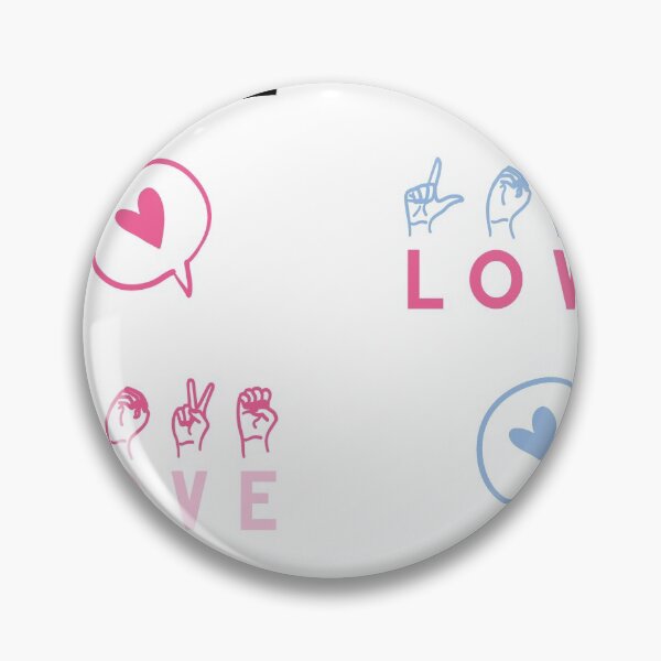 Item preview, ASL Love Stickers  American Sign Language designed and sold by thekyngsqueen.