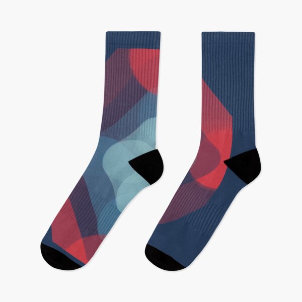 Artikelvorschau, Rot-Blau-geometrisches Muster entworfen und verkauft von Life Is Beautiful.
