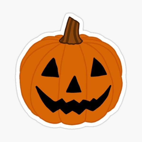 Item preview, Jack O Lantern Sticker  designed and sold by Hannah's Designs.