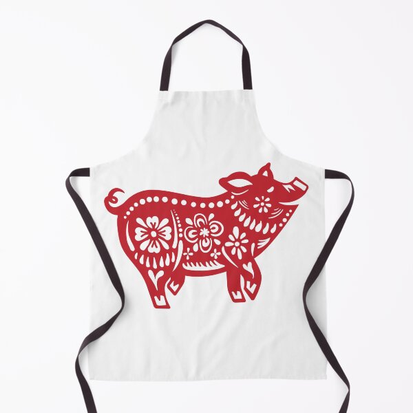 Item preview, Chinese New Year Good Luck and Fortune Pig Papercutting  designed and sold by coffeetea2020.