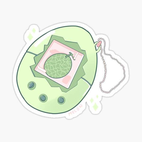 Cute Melon Sticker Sheet, Honeydew Stickers, Green Stickers 