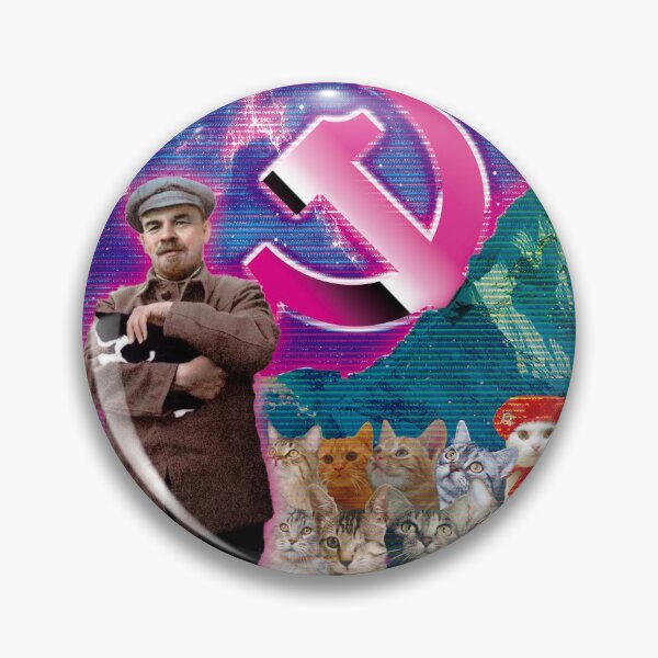 Item preview, Revolution with cats and Lenin designed and sold by gabyshiny.