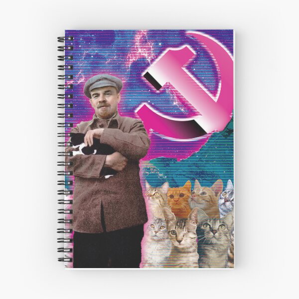 Item preview, Revolution with cats and Lenin designed and sold by gabyshiny.
