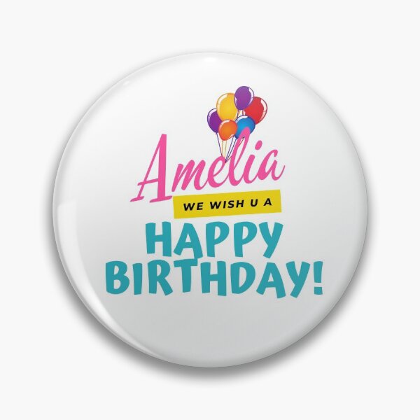 Artikelvorschau, Alles Gute zum Geburtstag Amelia entworfen und verkauft von Polycare.