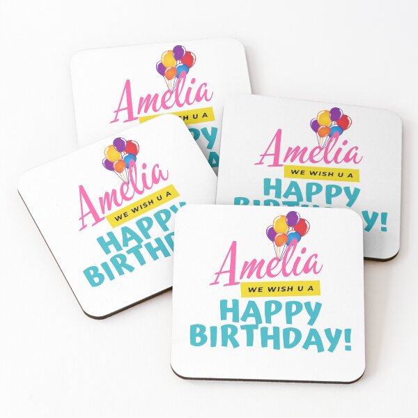 Item preview, Happy Birthday Amelia designed and sold by Polycare.