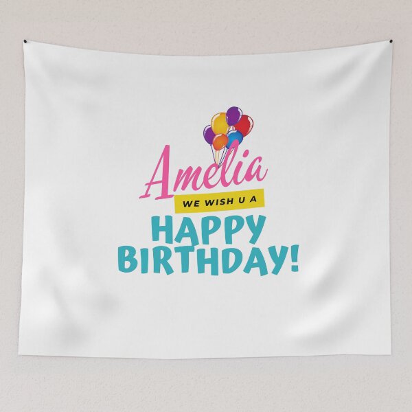 Item preview, Happy Birthday Amelia designed and sold by Polycare.