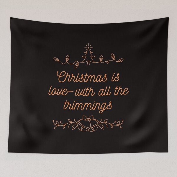 Item preview, Christmas Is Love—With All The Trimmings designed and sold by Mamibo.