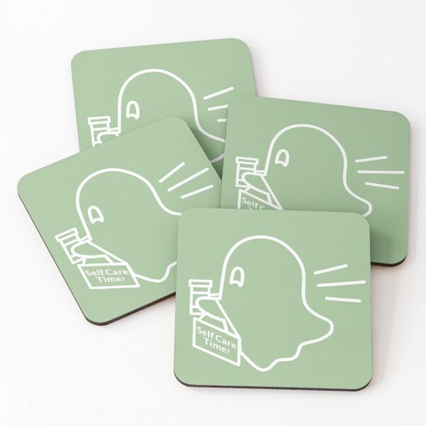 Item preview, Self Care Ghostie on their way to bring you your meds! designed and sold by OctopodArts.