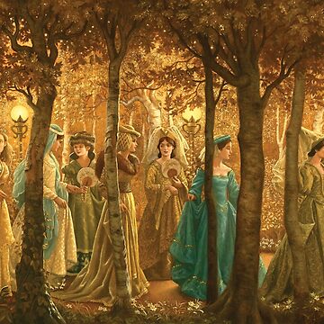 Artwork thumbnail, Princesses in the Golden Wood by RuthSanderson