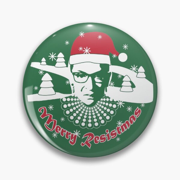Item preview, RBG Christmas face mask Ornament, I Dissent Ornament, Pop Culture Ornament, 2020 Christmas, Feminist Ornament, RBG 2020, dissent collar, Ruth Bader Ginsburg designed and sold by GalleryArtField.