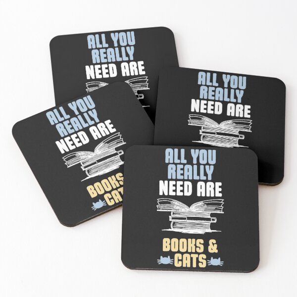 Item preview, All you really need are books and cats - Awesome book lover Gift designed and sold by Teenation9.